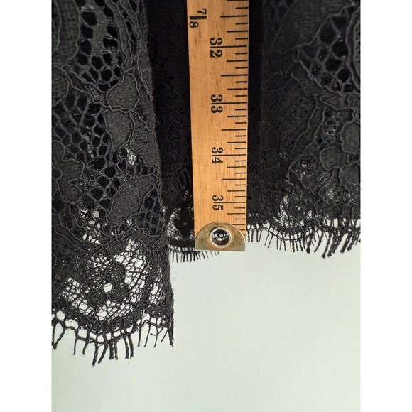 Doen Womens Black Sebastiane Lace Lined Skirt Size XS Whimsigoth Elegant - Picture 6 of 9